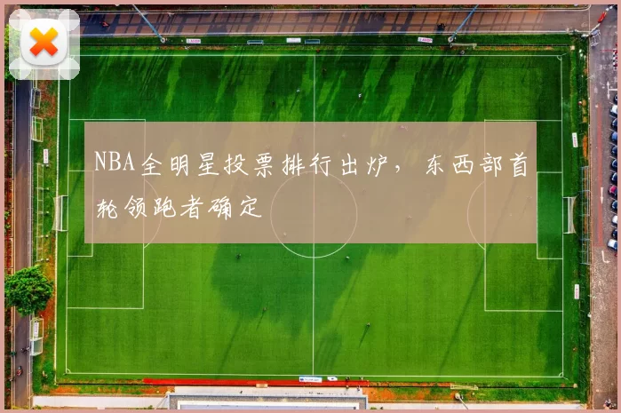 NBA全明星投票排行出炉，东西部首轮领跑者确定