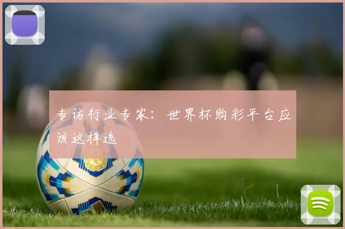 专访行业专家:世界杯购彩平台应该这样选