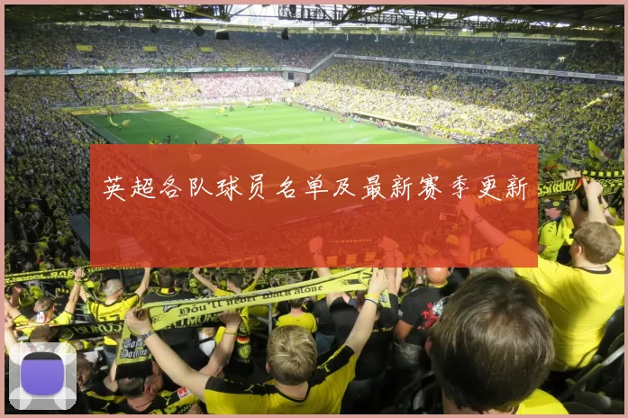 英超各队球员名单及最新赛季更新