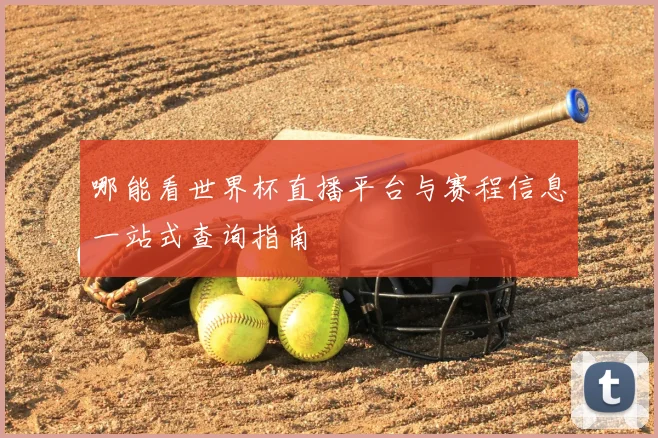 哪能看世界杯直播平台与赛程信息一站式查询指南