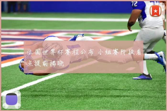 法国世界杯赛程公布 小组赛阶段看点提前揭晓